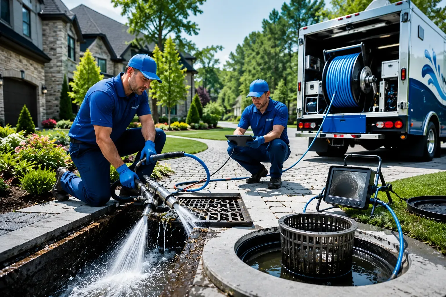 Local outdoor drain cleaning professionals in Guysville, OH
